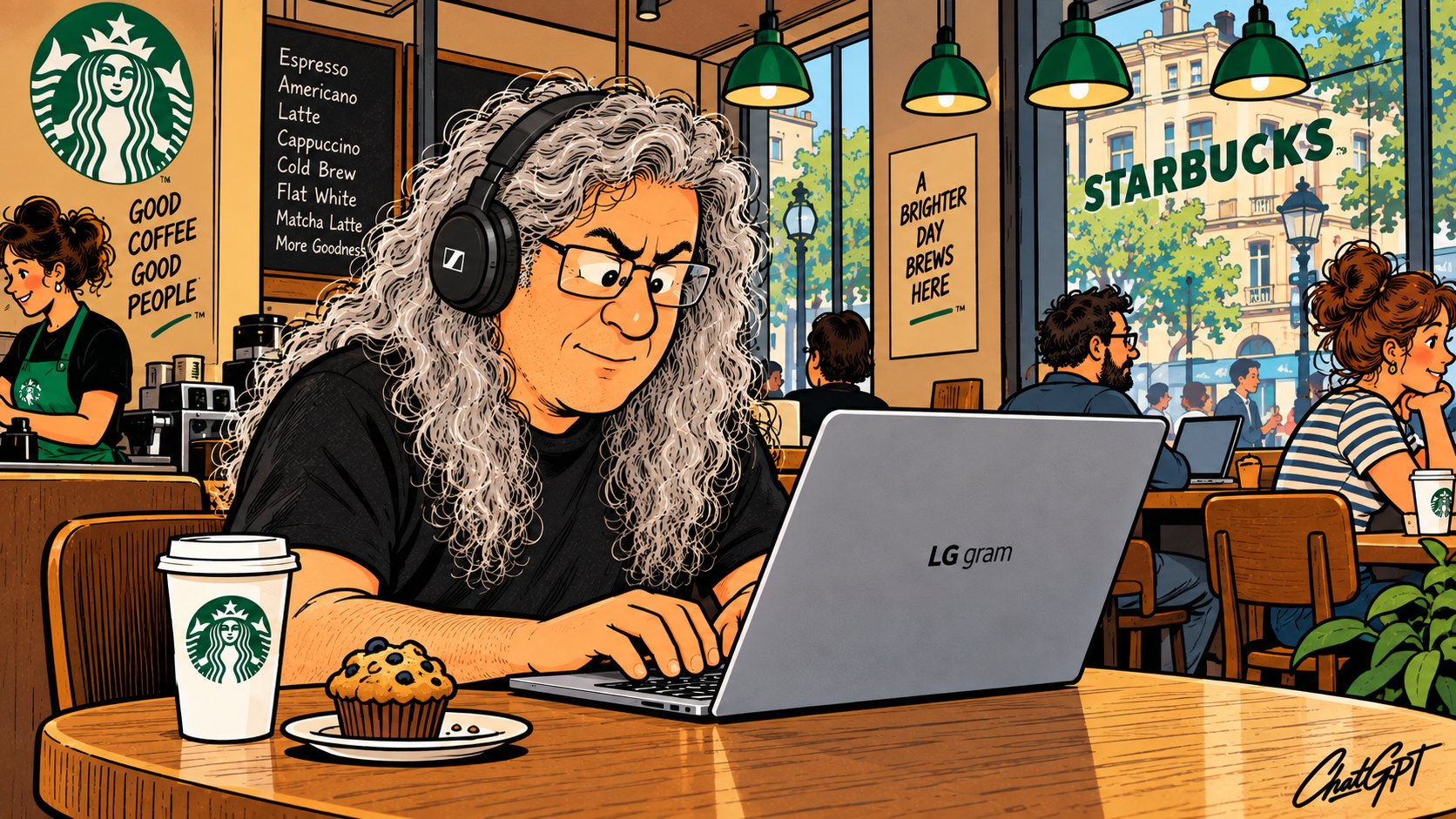 The Crumb-smith at Starbucks